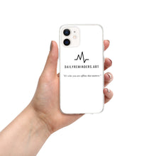 Load image into Gallery viewer, iPhone Case with quote: "It's who you are offline that matters."