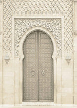 Load image into Gallery viewer, Islamic Poster Beige Flower Canvas Print Mosque Morocco Door Wall Art Painting Quote Bohemia Picture Modern Home Domitory Decor
