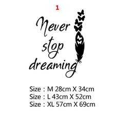 Load image into Gallery viewer, Motivational Phrases Quotes Sentences Home Vinyl Wall Sticker Decor For School Company Office Study Room Decoration Wall Decals