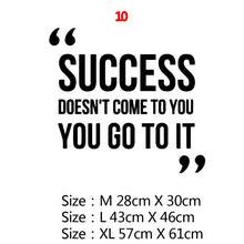 Load image into Gallery viewer, Motivational Phrases Quotes Sentences Home Vinyl Wall Sticker Decor For School Company Office Study Room Decoration Wall Decals