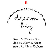 Load image into Gallery viewer, Motivational Phrases Quotes Sentences Home Vinyl Wall Sticker Decor For School Company Office Study Room Decoration Wall Decals