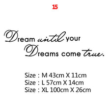 Load image into Gallery viewer, Motivational Phrases Quotes Sentences Home Vinyl Wall Sticker Decor For School Company Office Study Room Decoration Wall Decals