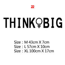 Load image into Gallery viewer, Motivational Phrases Quotes Sentences Home Vinyl Wall Sticker Decor For School Company Office Study Room Decoration Wall Decals