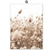 Load image into Gallery viewer, Lion Reed Dandelion Quote Dry Tree Beige Autumn Scape Wall Art Canvas Painting Posters And Prints Nordic Style Living Room Decor