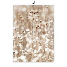 Load image into Gallery viewer, Lion Reed Dandelion Quote Dry Tree Beige Autumn Scape Wall Art Canvas Painting Posters And Prints Nordic Style Living Room Decor